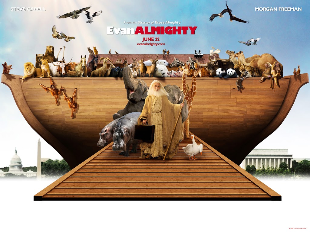 AKHIR CERITA NABI NUH DENGAN EVAN ALMIGHTY